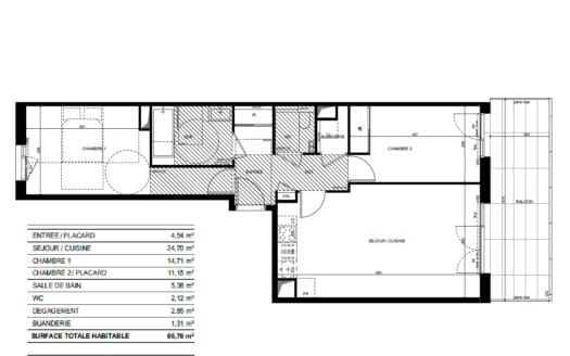Saint Laurent du Var – F3 – Sea Side View